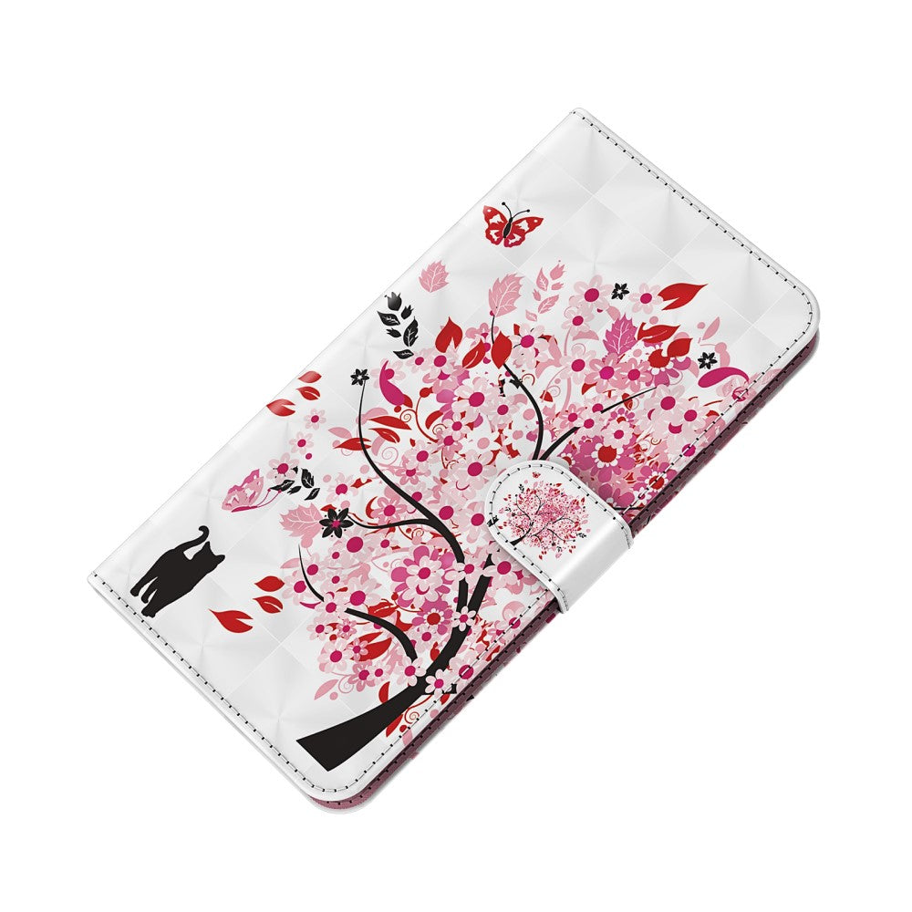 iPhone 13 mini - case glitter effect tree pink