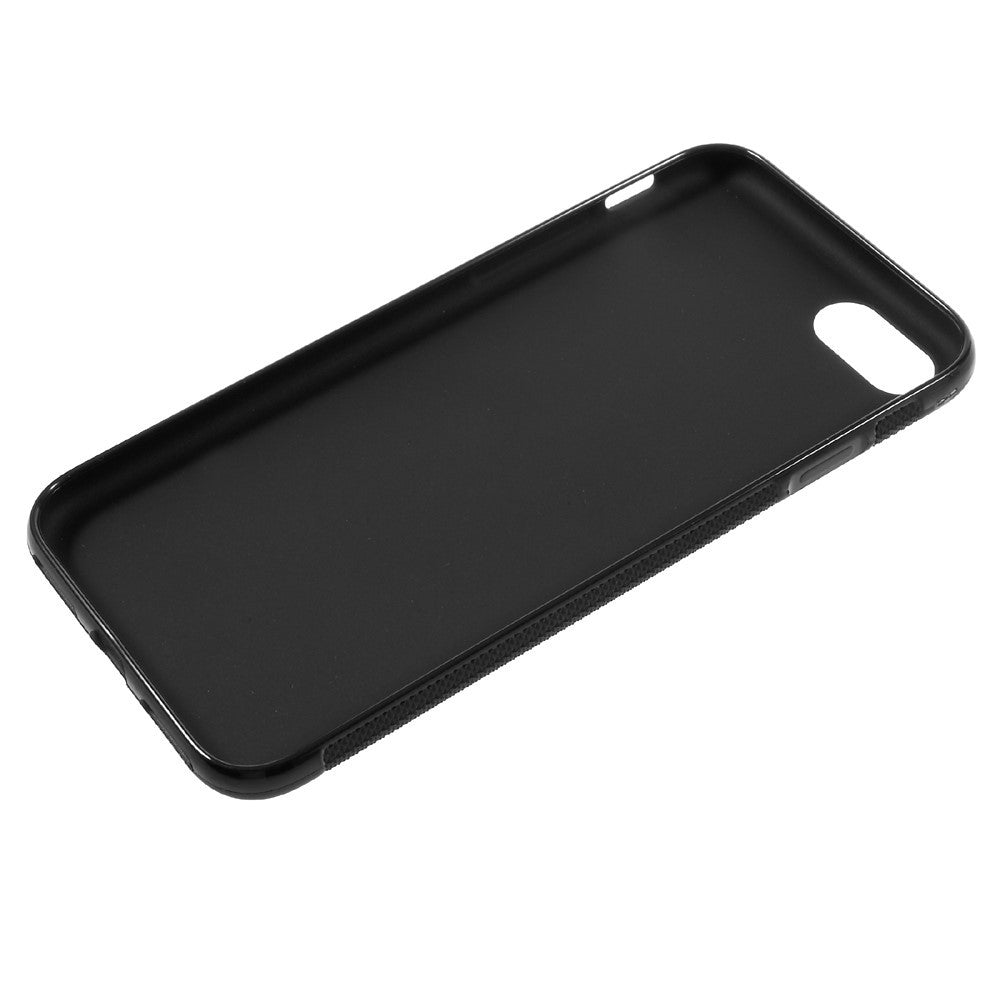 iPhone 8 / 7 - Silikon Gummi Case Antirutsch Hülle schwarz