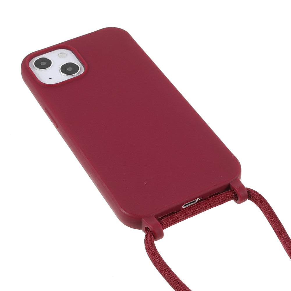 iPhone 11 Pro - Hülle mit Umhängeband rot