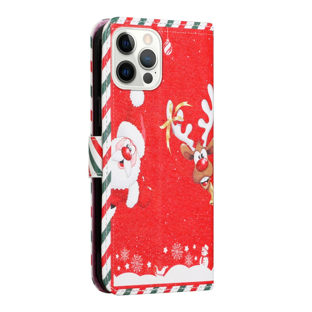 iPhone 13 Pro - Lederetui Hülle Santa