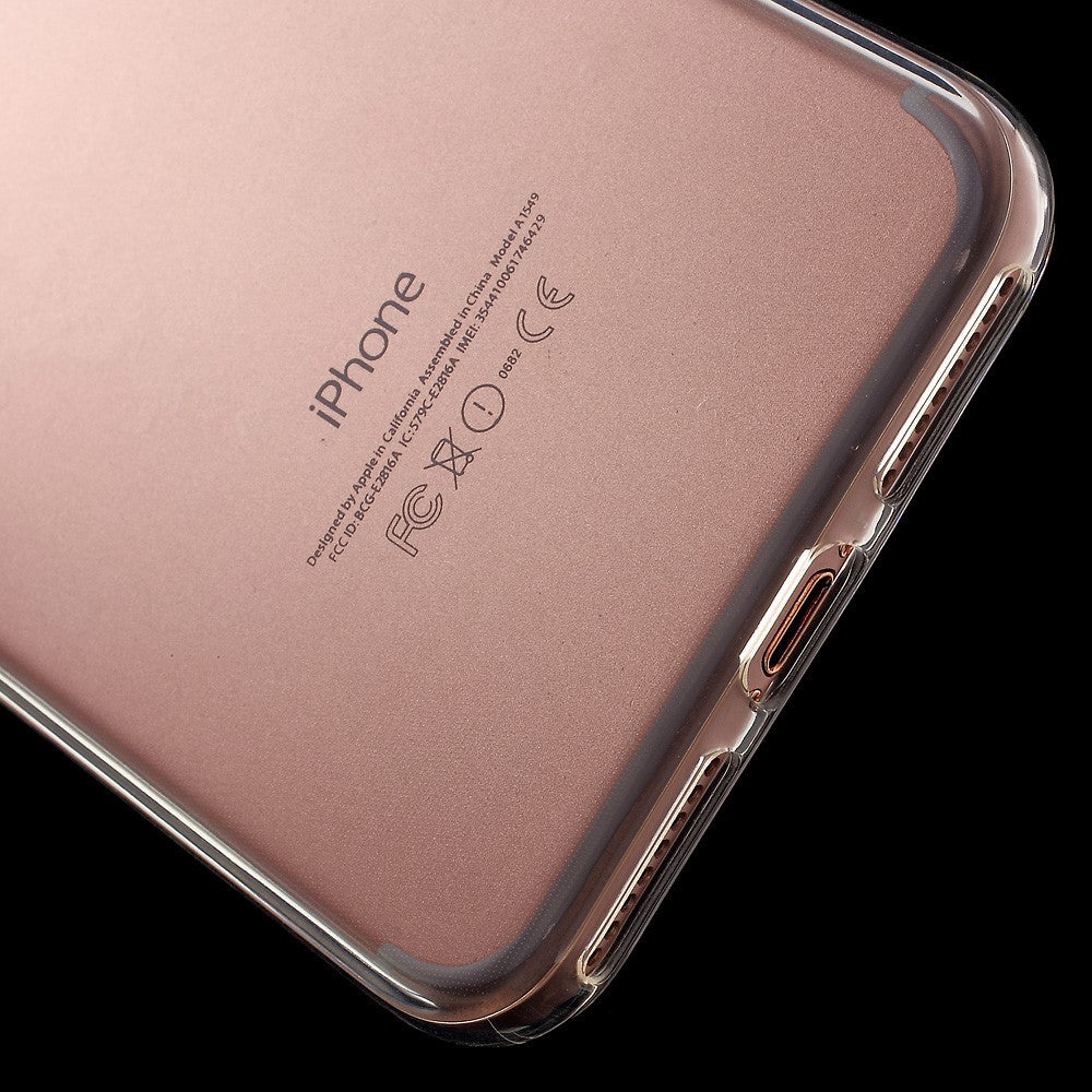 iPhone 8 Plus / 7 Plus - Gummi Silikon Hülle extra dünn transparent