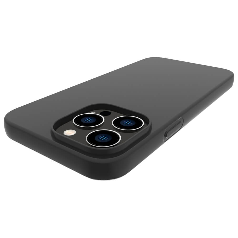iPhone 14 Pro Max - Matte Silikon Hülle schwarz