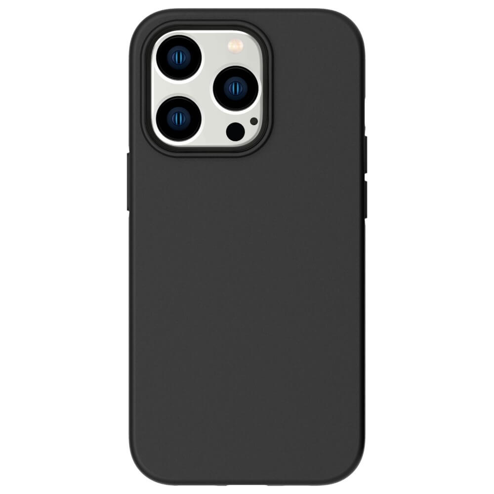iPhone 14 Pro - Matte Silikon Hülle schwarz
