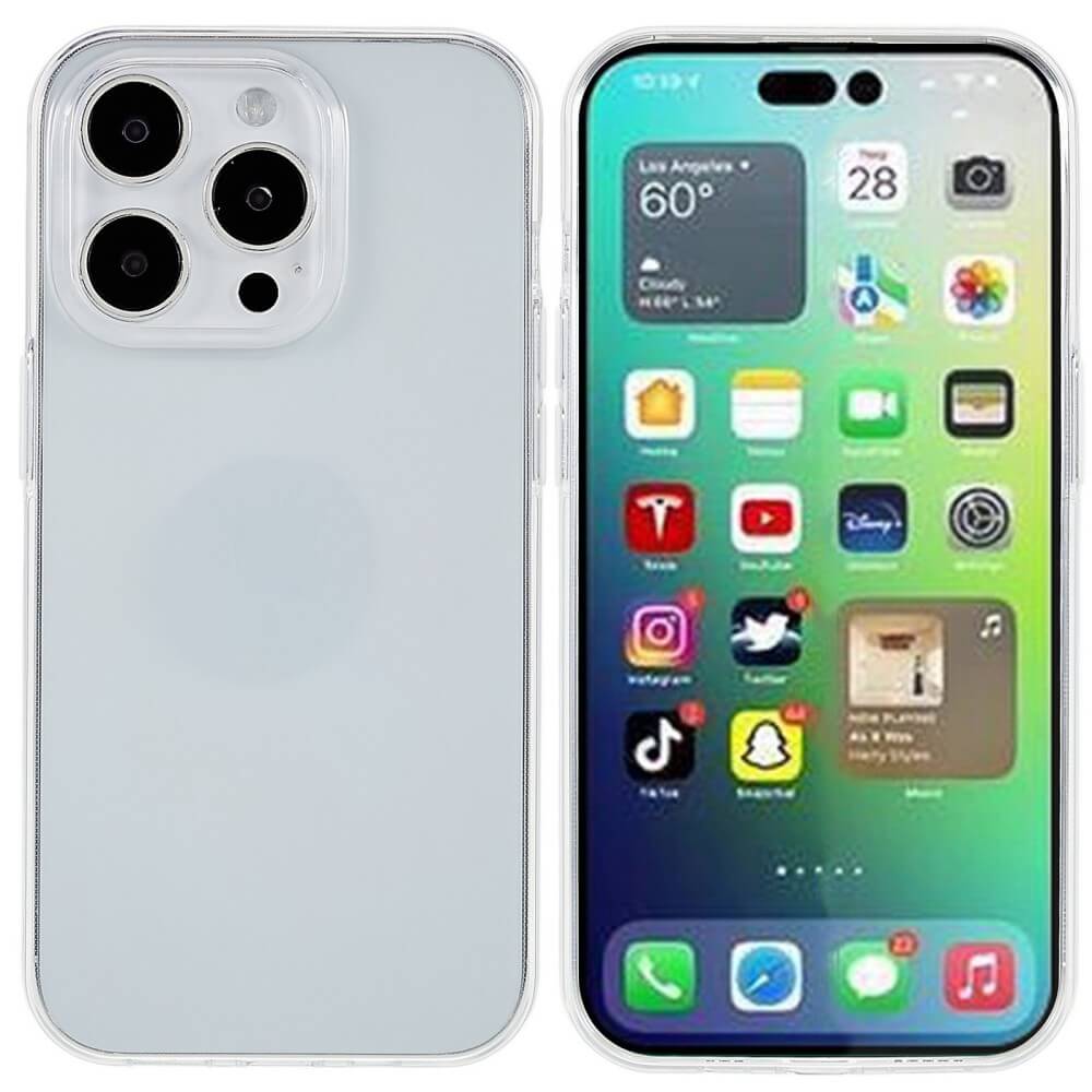 iPhone 14 Pro Max - Silikon Case Hülle transparent