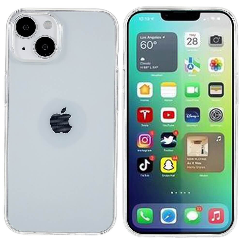 iPhone 14 Plus - Silikon Case Hülle transparent