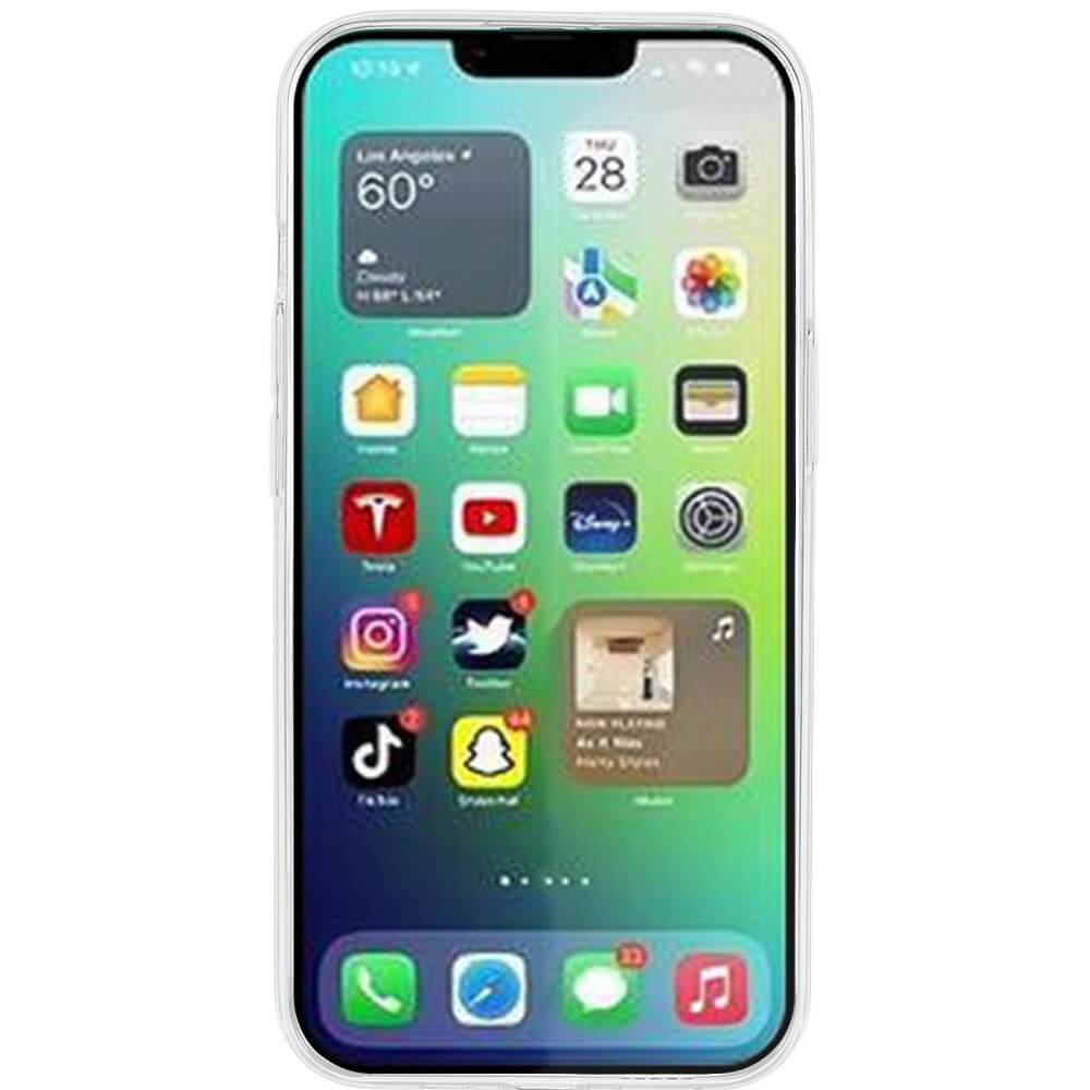 iPhone 14 Plus - Silikon Case Hülle transparent