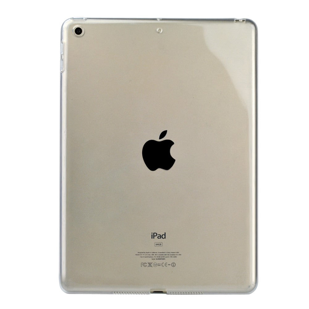 iPad 9.7 - Gummi Schutzhülle Hülle transparent1