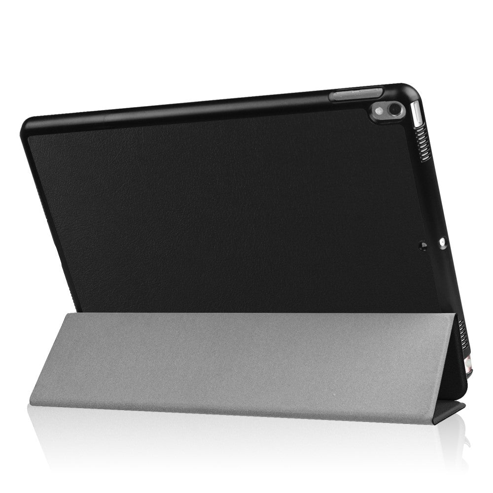 iPad 10.5 - Tri-fold Smart Leder Case schwarz