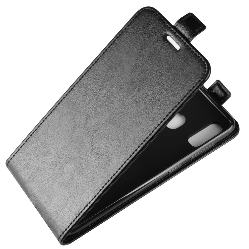 Galaxy A20E- Custodia Classica in Pelle Flip