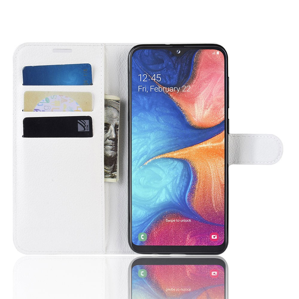 Custodia Galaxy A20E - Custodia in Pelle con Slot per Carte di Credito