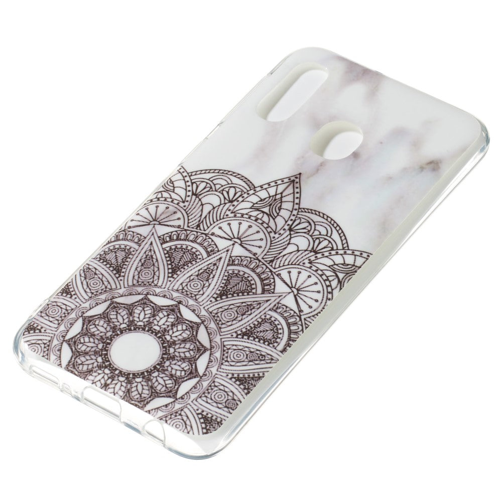 Galaxy A20e - Custodia in gomma siliconica morbida Marble
