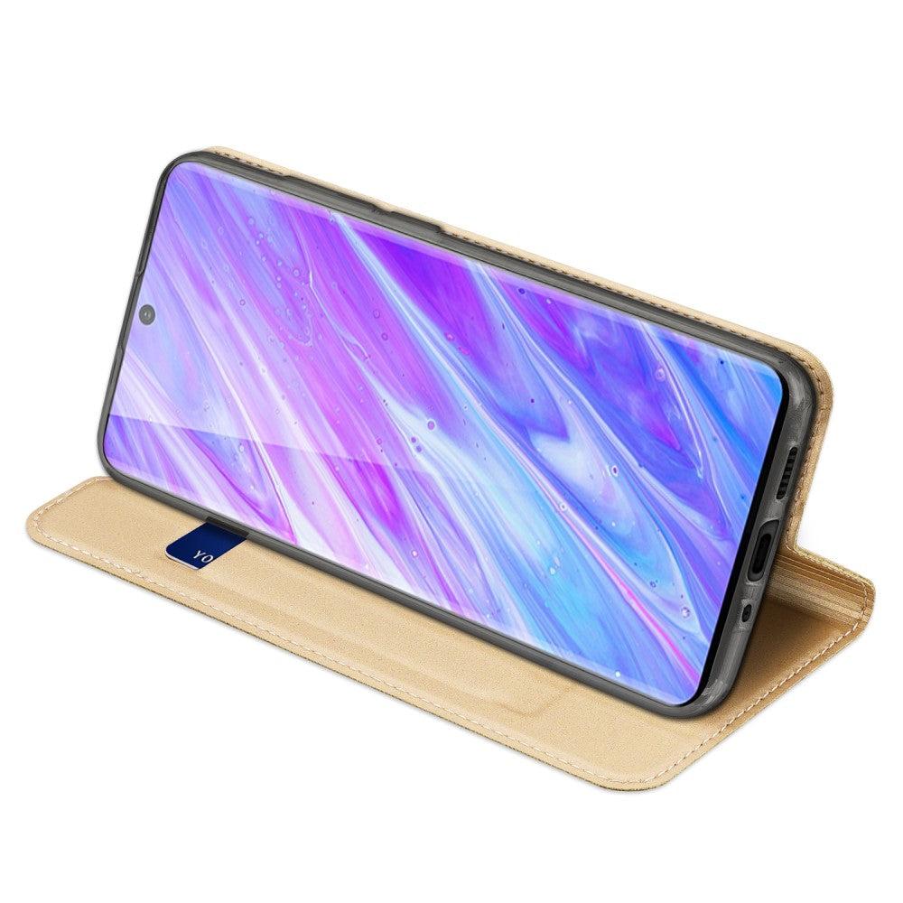 Galaxy S20 Plus - Dux Ducis Flip Folio Case gold