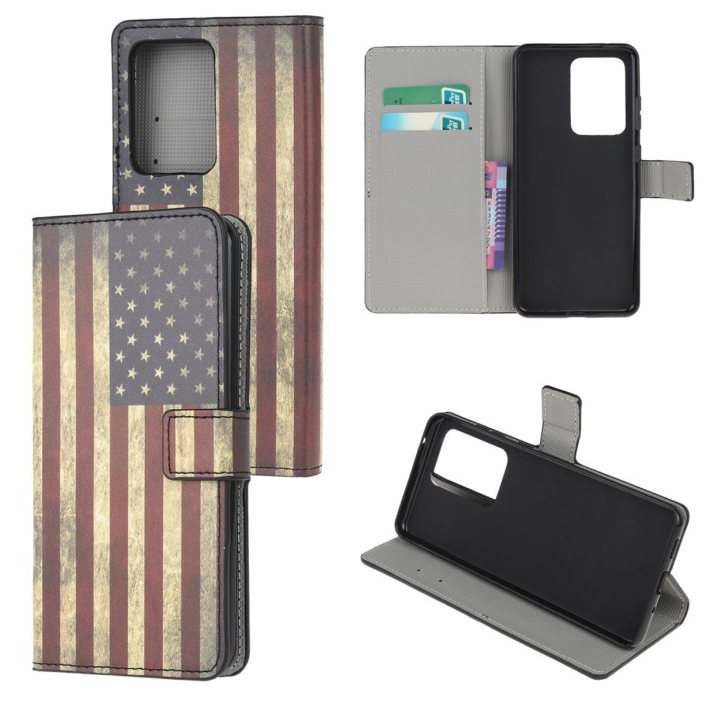 custodia Galaxy S20 Ultra - tasca portacarte in pelle Bandiera UK