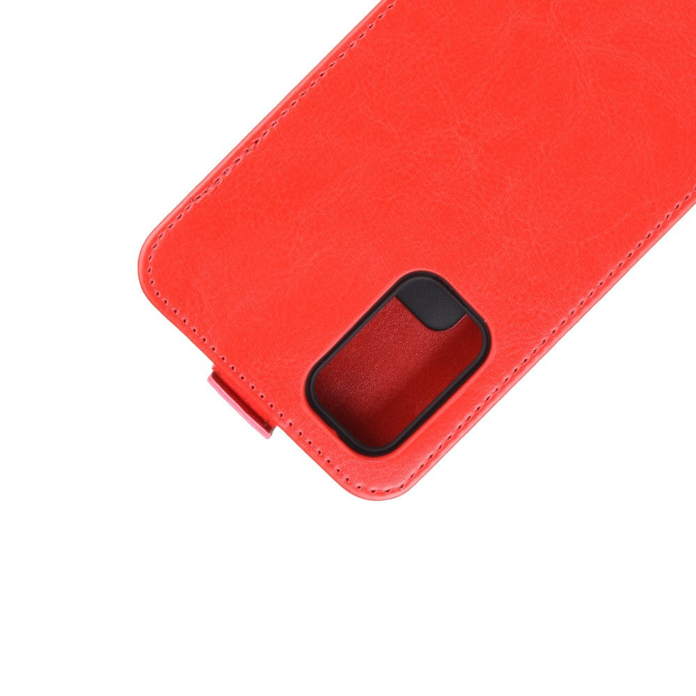 Galaxy S20+ Plus - Custodia classica in pelle flip verticale nera