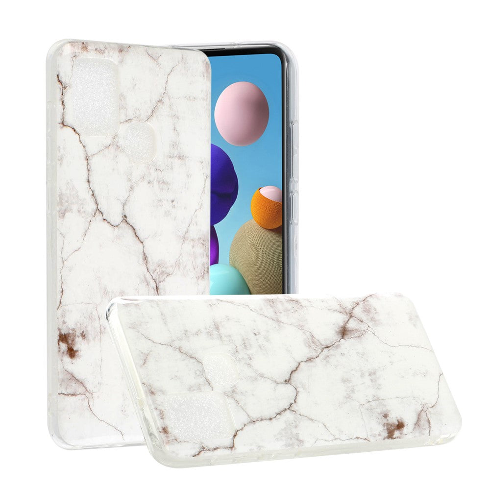 Galaxy A21S - Custodia In Gomma Siliconica Marble