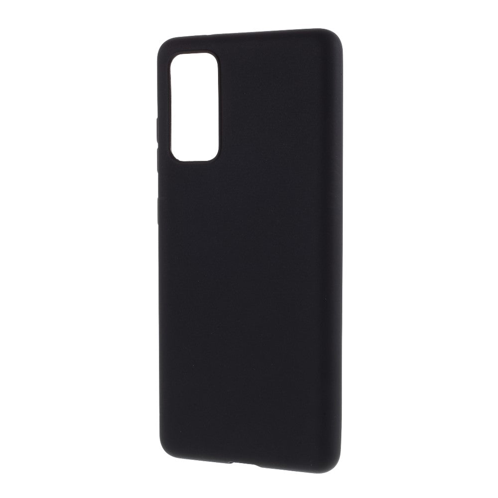 Galaxy S20 FE - Matte Silikon Gummi Hülle schwarz