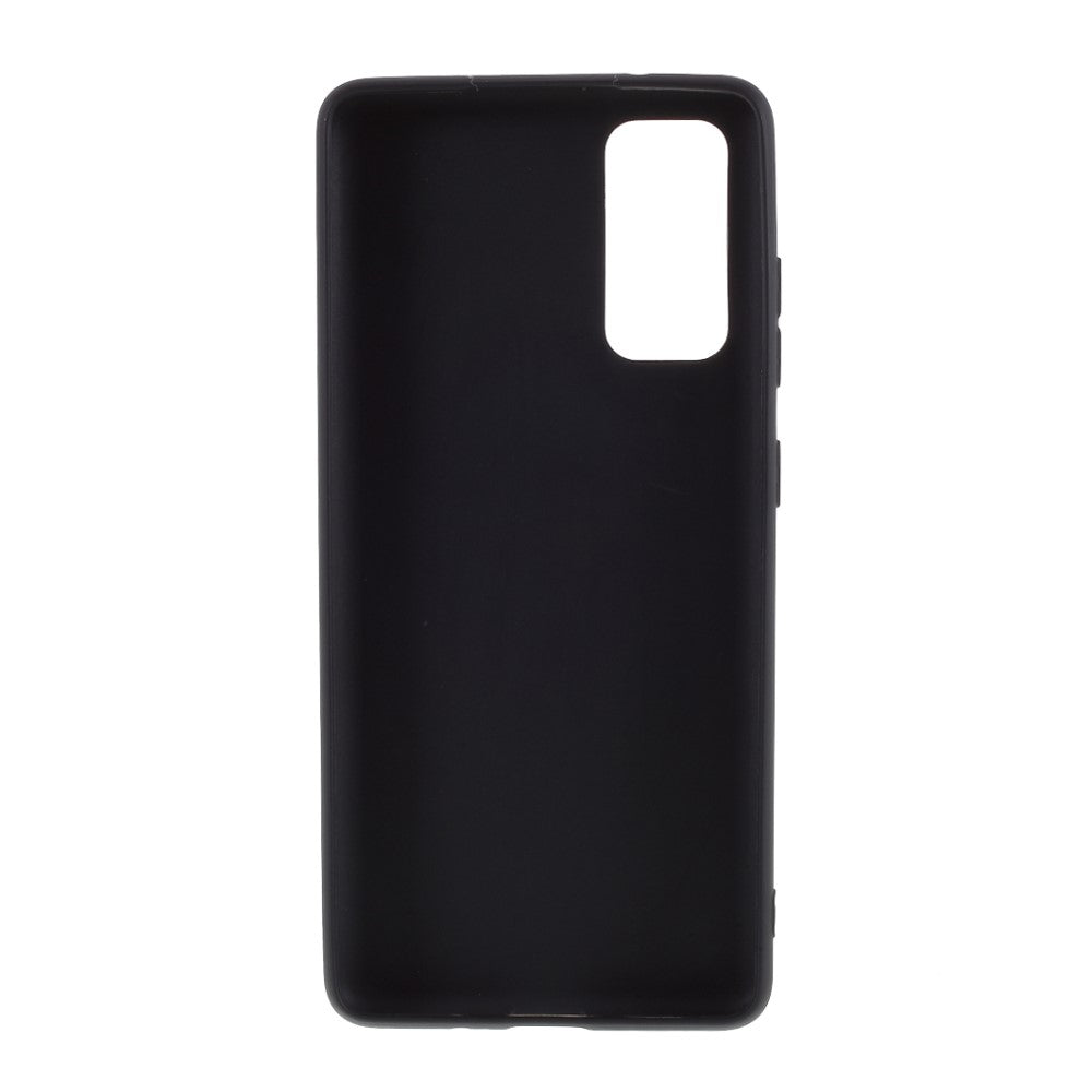 Galaxy S20 FE - Matte Silikon Gummi Hülle schwarz