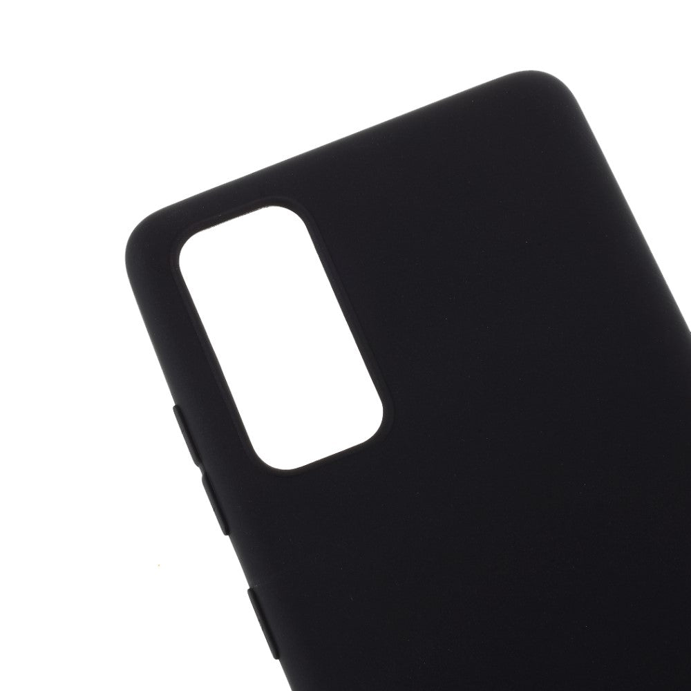 Galaxy S20 FE - Matte Silikon Gummi Hülle schwarz