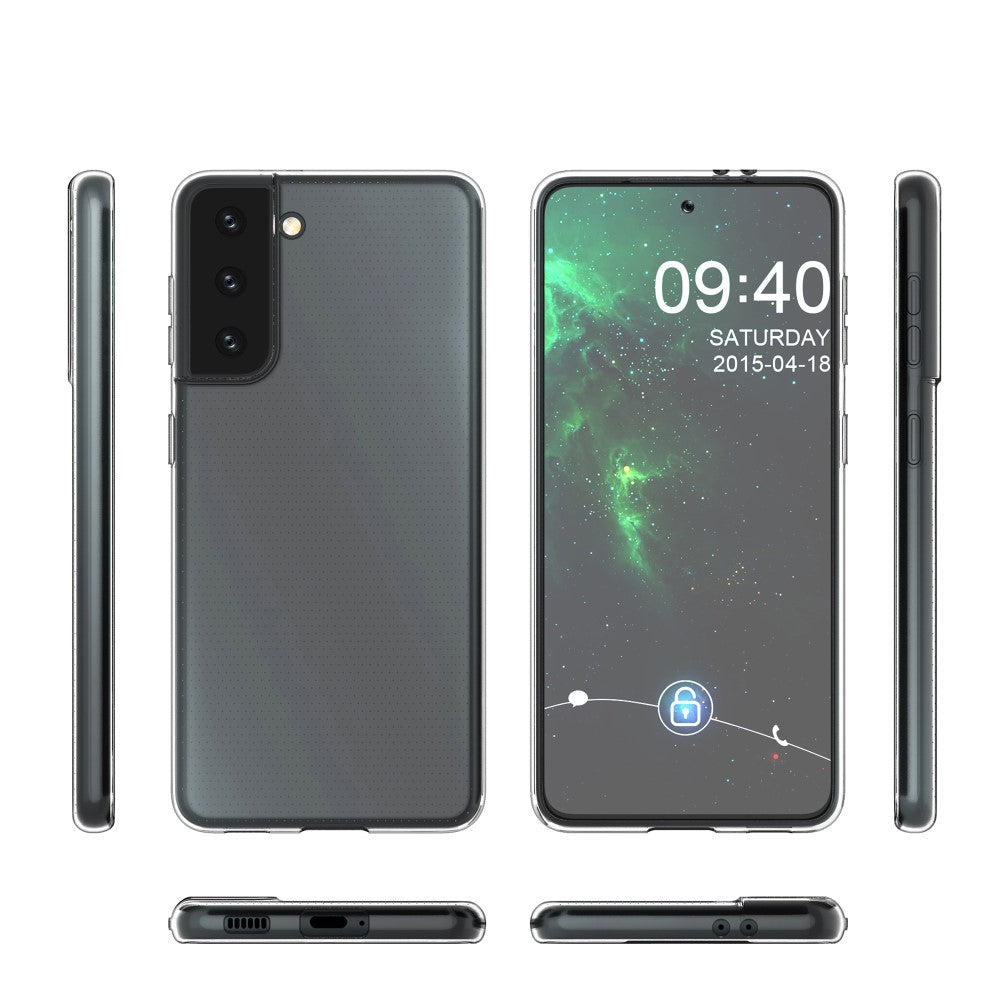 Galaxy S21 - Silikon Case Hülle transparent