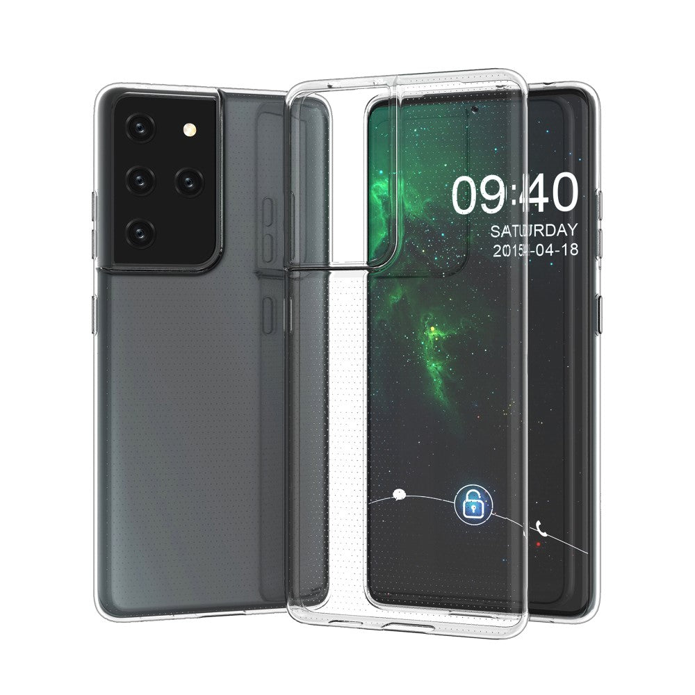 Galaxy S21 Ultra - Silikon Case Hülle transparent