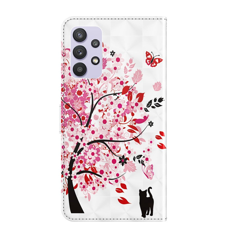 Galaxy A32 5G - Custodia in pelle effetto glitterato