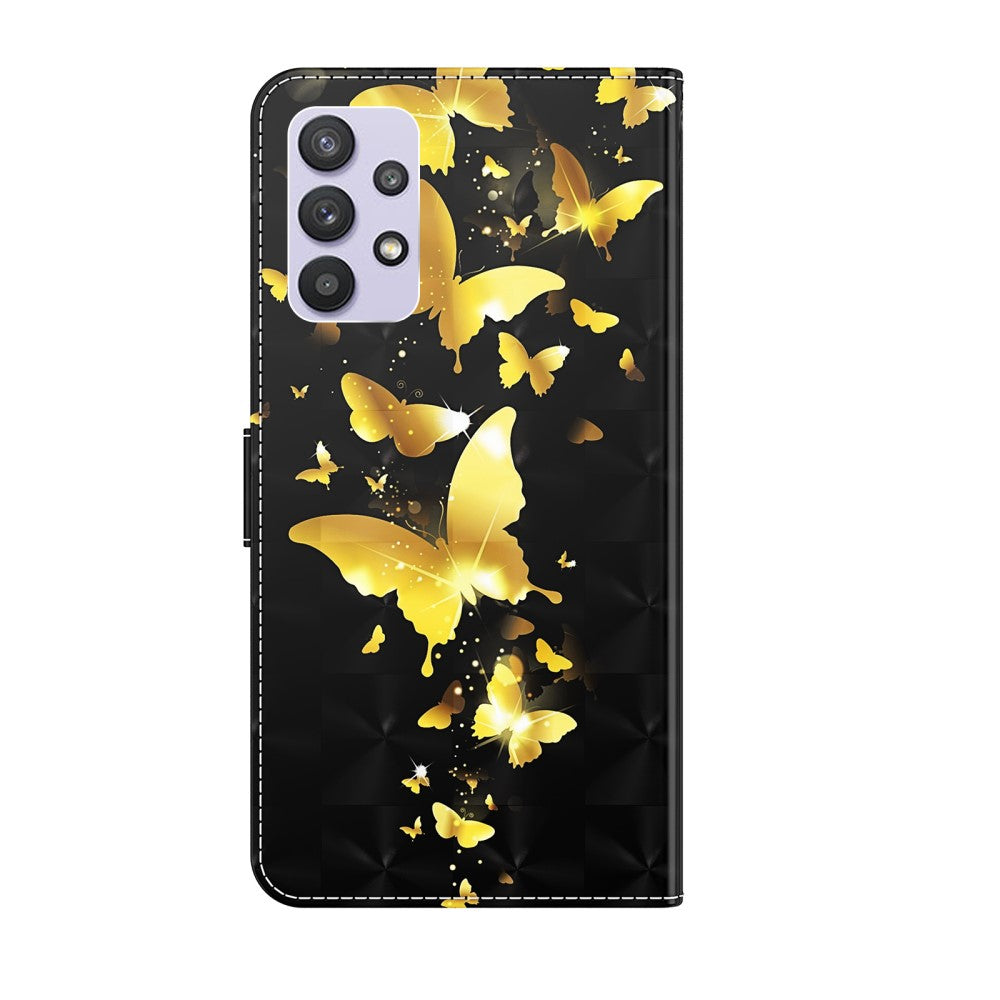 Galaxy A32 5G - Custodia in pelle effetto glitterato