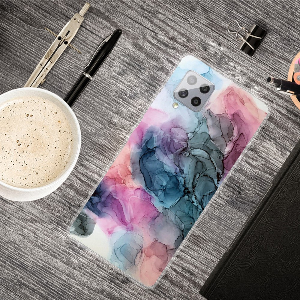 Galaxy A42 - Custodia siliconica Marble