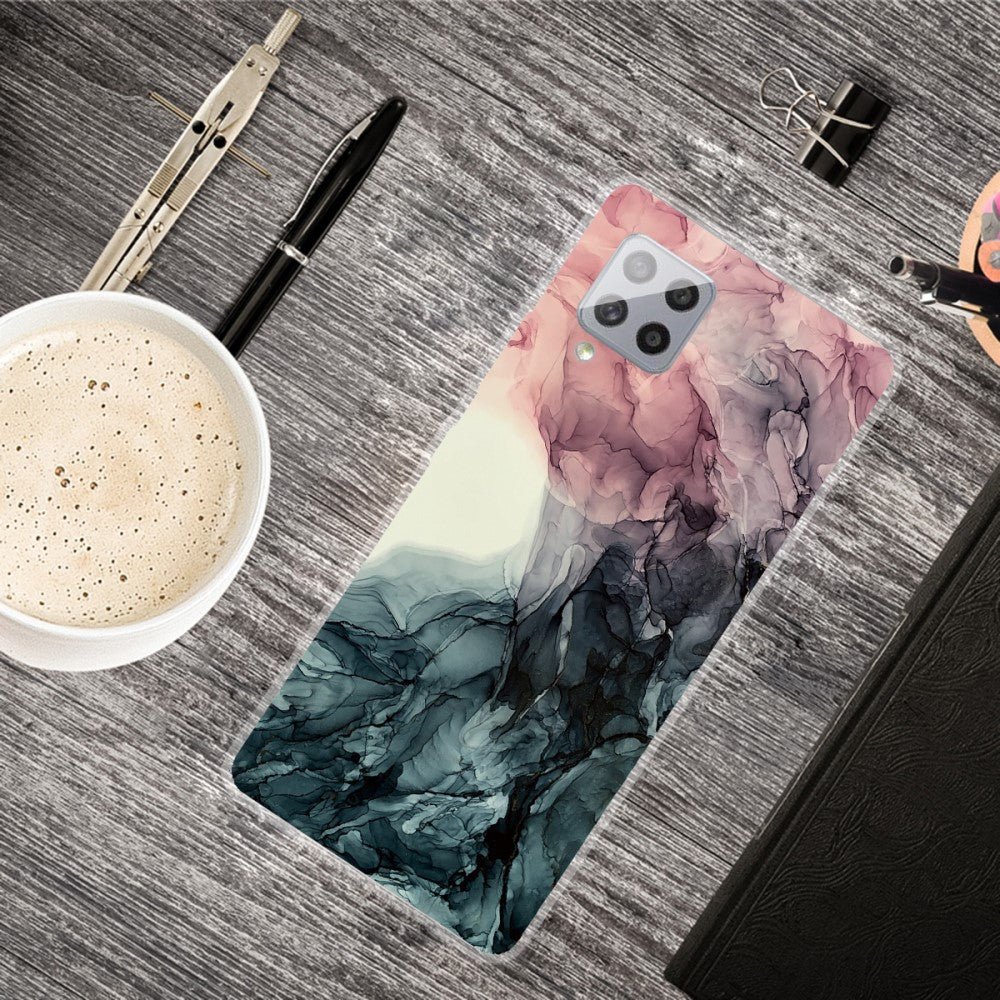 Galaxy A42 - Custodia siliconica Marble