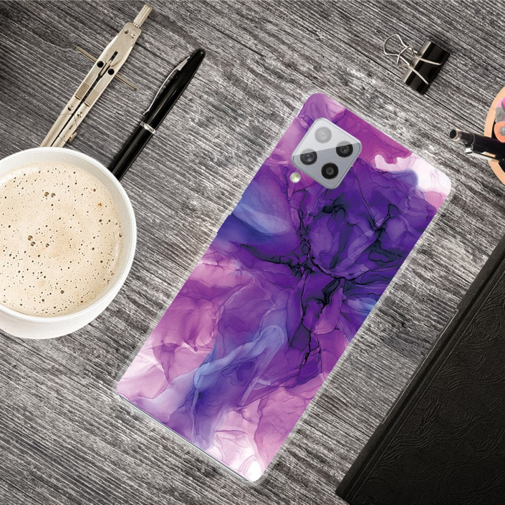Galaxy A42 - Custodia siliconica Marble