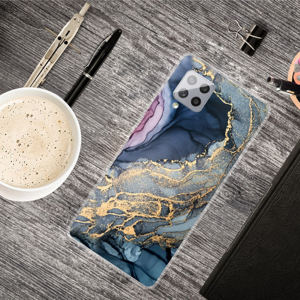 Galaxy A42 - Custodia siliconica Marble