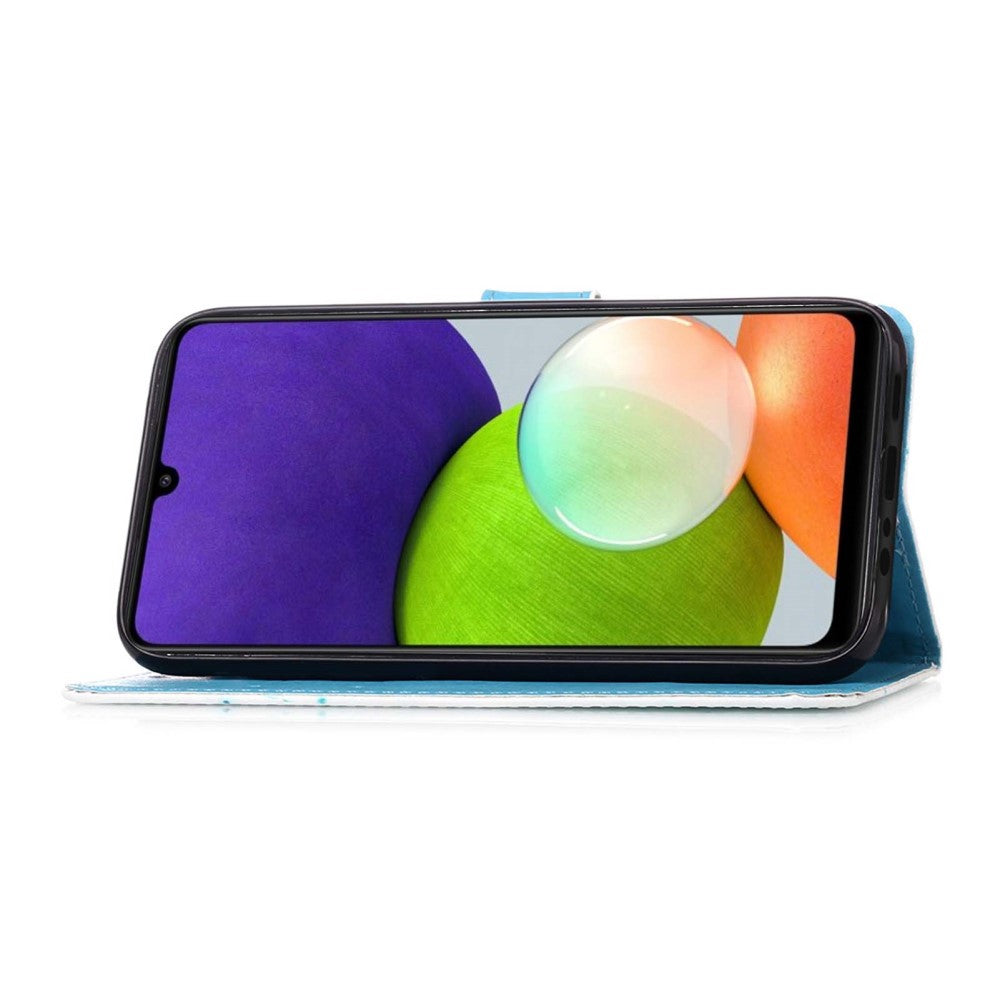 Galaxy A22 4G - Leather Case Motiv