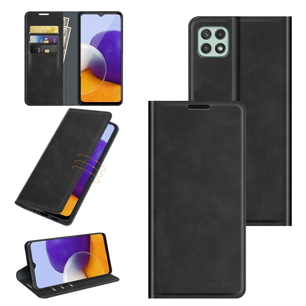 Galaxy A22 5G - Custodia Silky Stand Flip