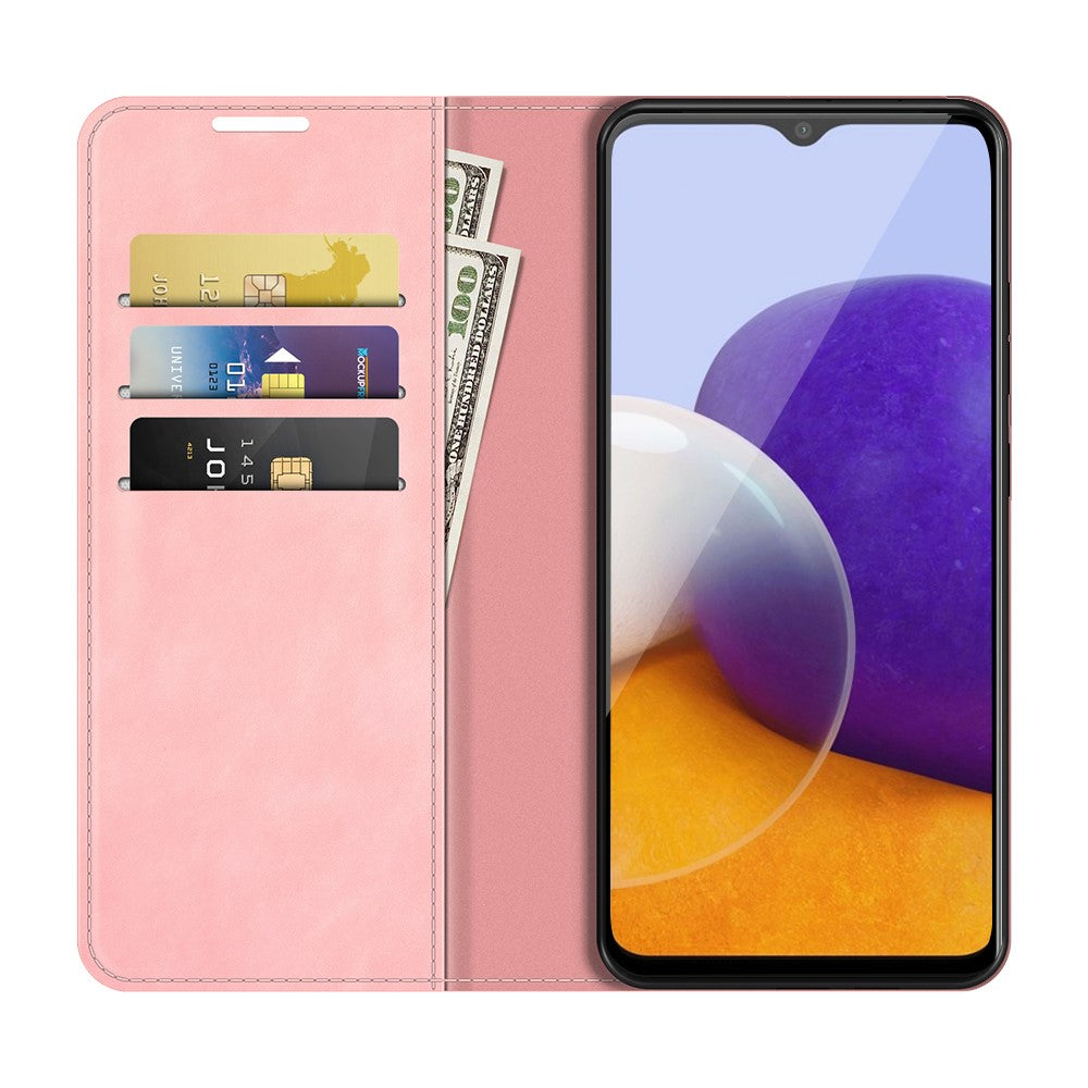 Galaxy A22 5G - Custodia Silky Stand Flip
