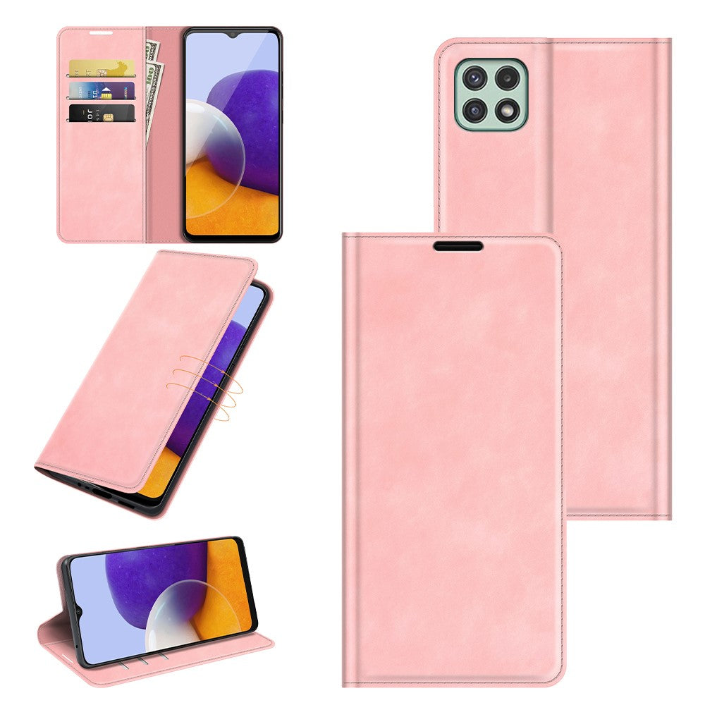 Galaxy A22 5G - Custodia Silky Stand Flip