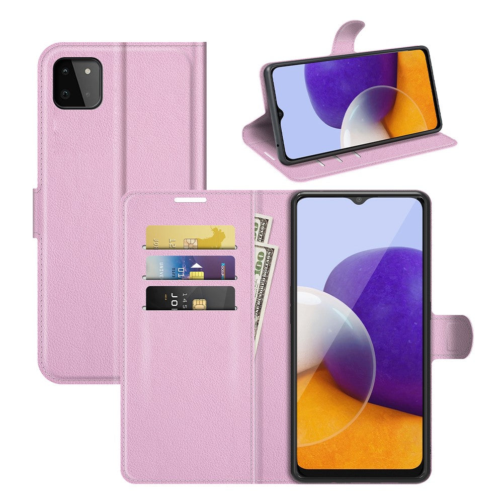 Custodia Galaxy A22 5G - Custodia in Pelle