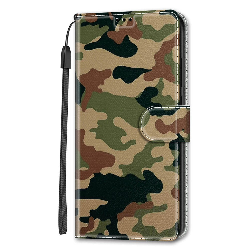 Galaxy S22+ - Leder Hülle Etui Camouflage