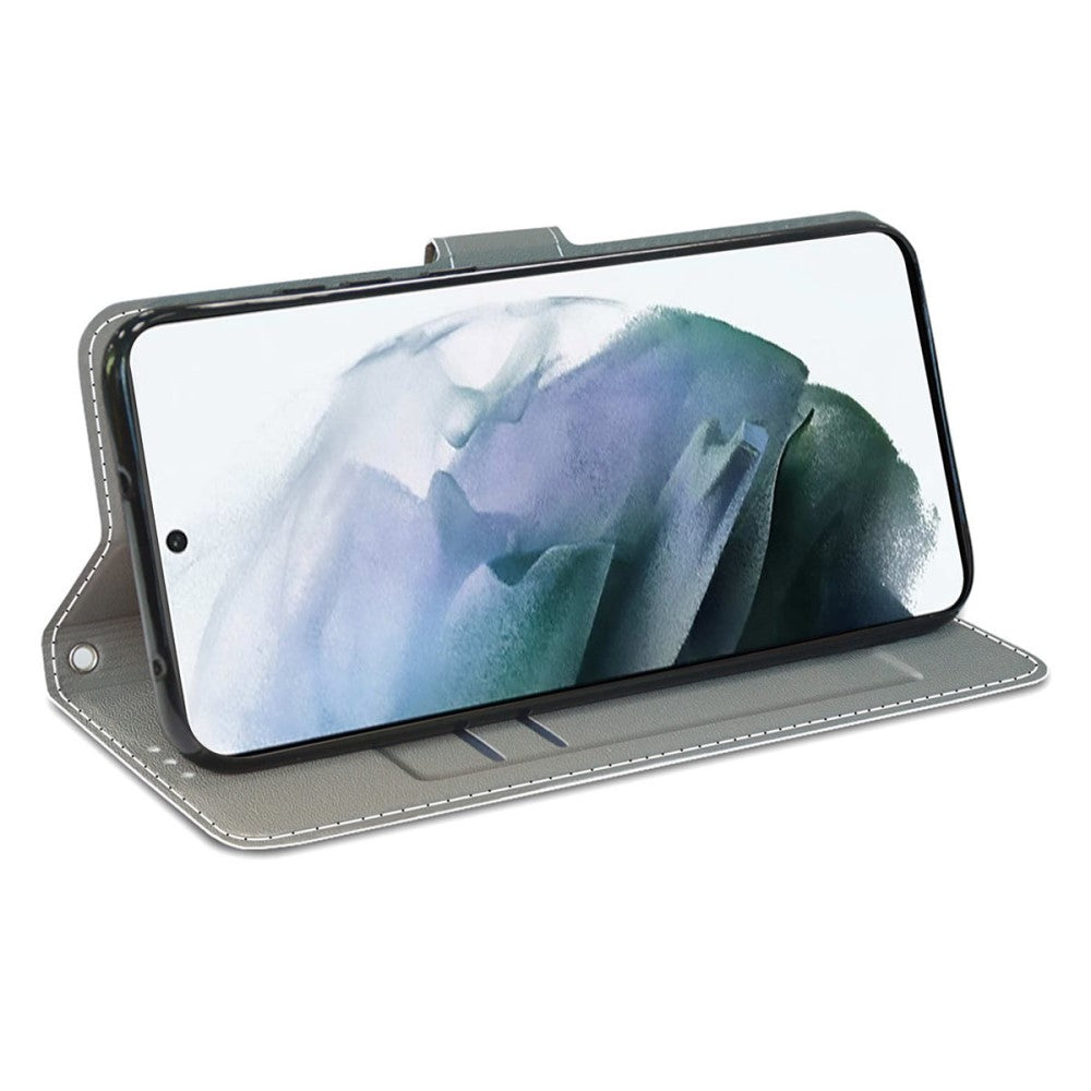 Galaxy S22+ - Leder Hülle Etui Camouflage
