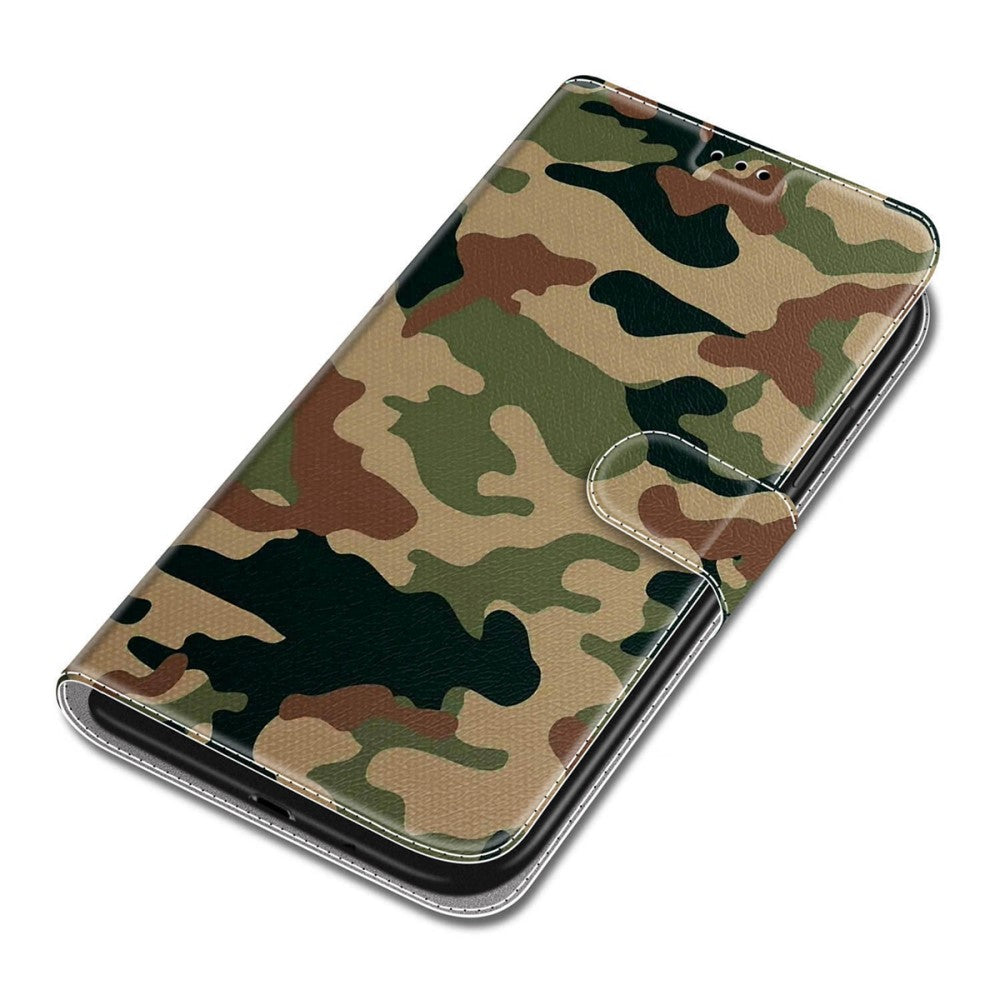 Galaxy S22+ - Leder Hülle Etui Camouflage