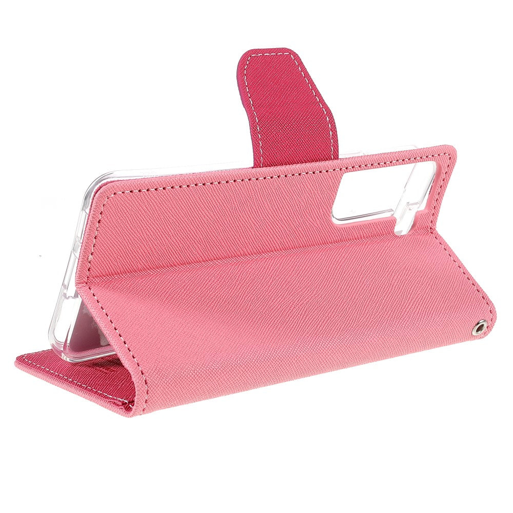 Galaxy S22 - Goospery Fancy Case Cover rosa