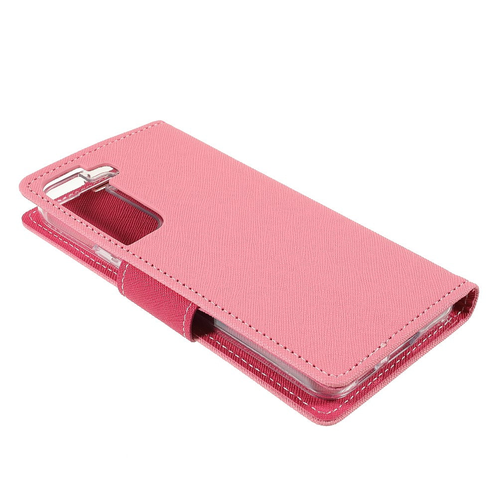 Galaxy S22 - Goospery Fancy Case Cover rosa