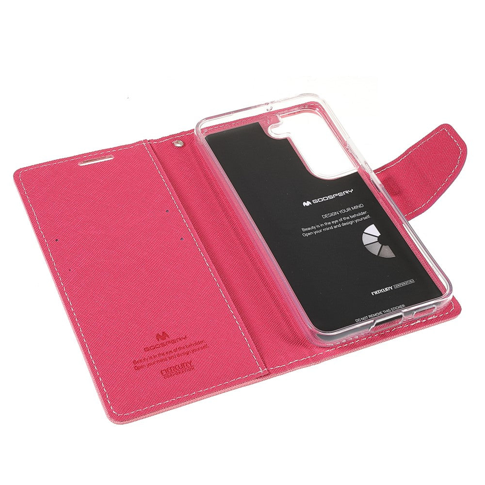 Galaxy S22 - Goospery Fancy Case Cover rosa