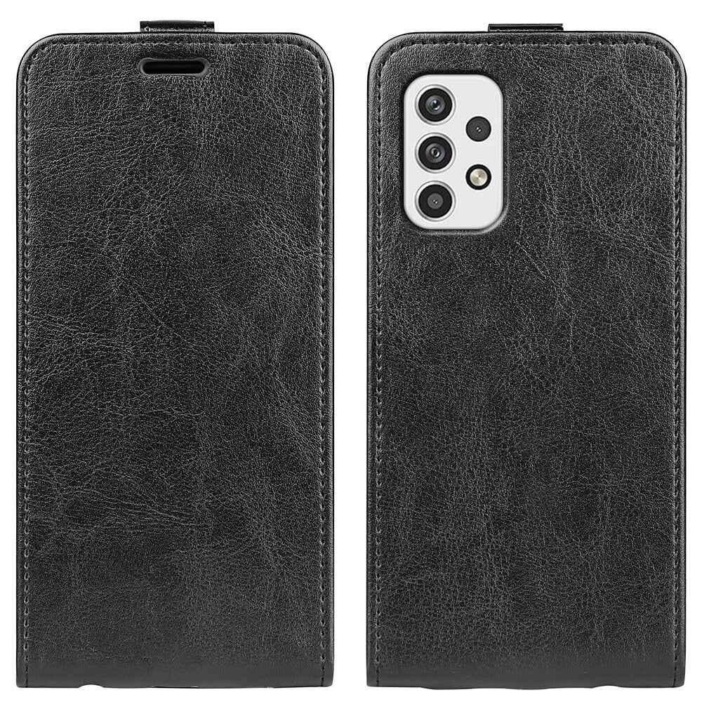 Galaxy A23 - Klassisches Flip Case vertikal schwarz