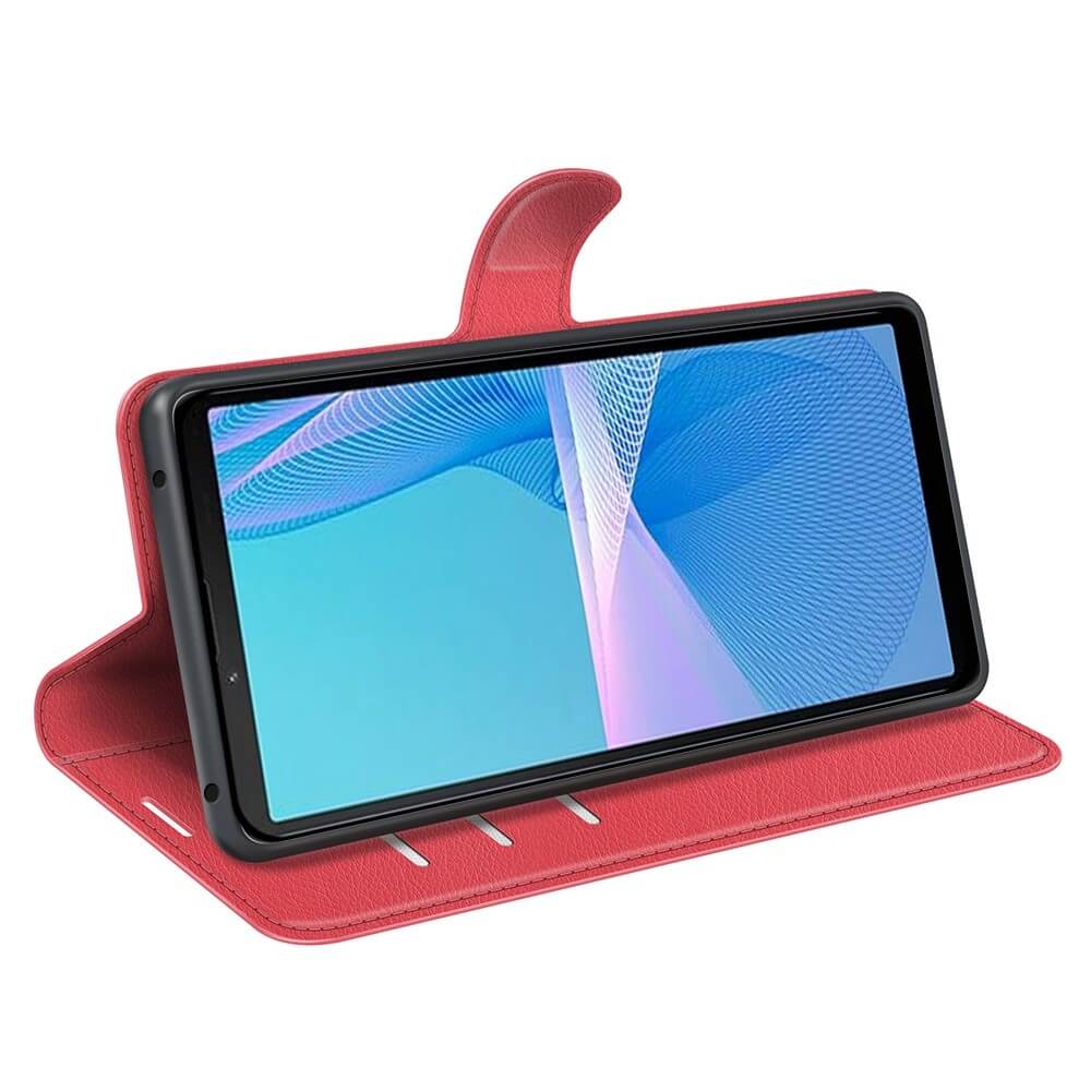 Sony Xperia 10 IV - Leder Etui Hülle