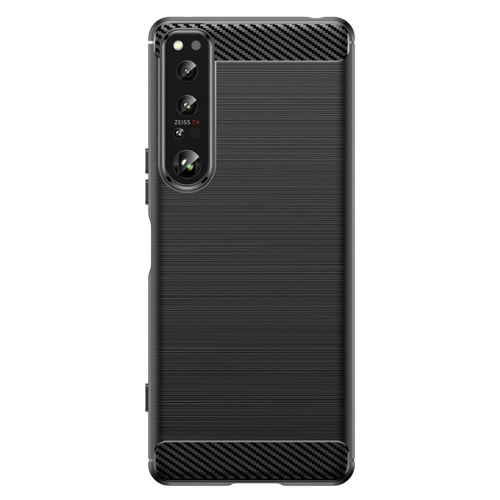 Sony Xperia 1 IV - Metall Carbon Look Hülle