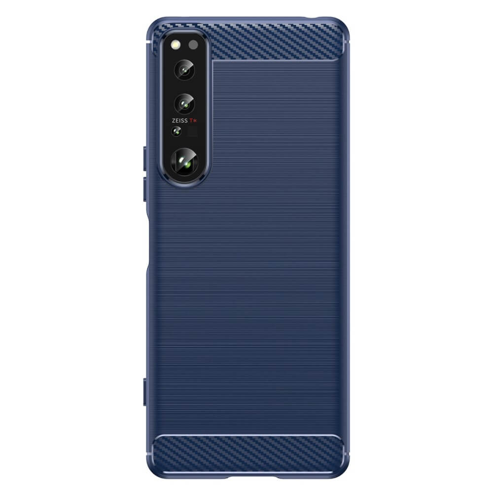 Sony Xperia 1 IV - Metall Carbon Look Hülle