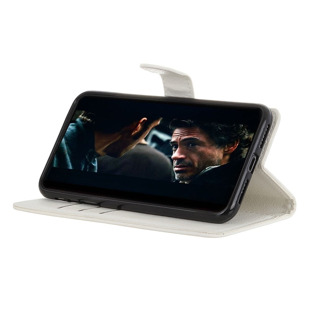 Xiaomi Mi 9T Pro - Leder Etui Hülle mit Kartenfächern weiss