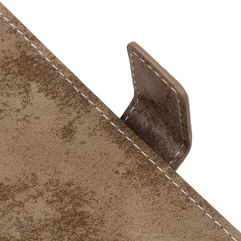 Xiaomi Mi Note 10 - Vintage Etui Wildleder Optik