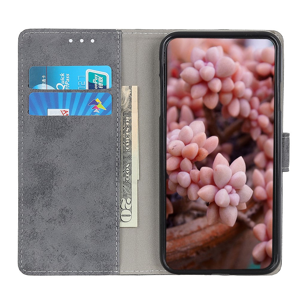 Xiaomi 11 Lite - Vintage Etui Wildleder Optik