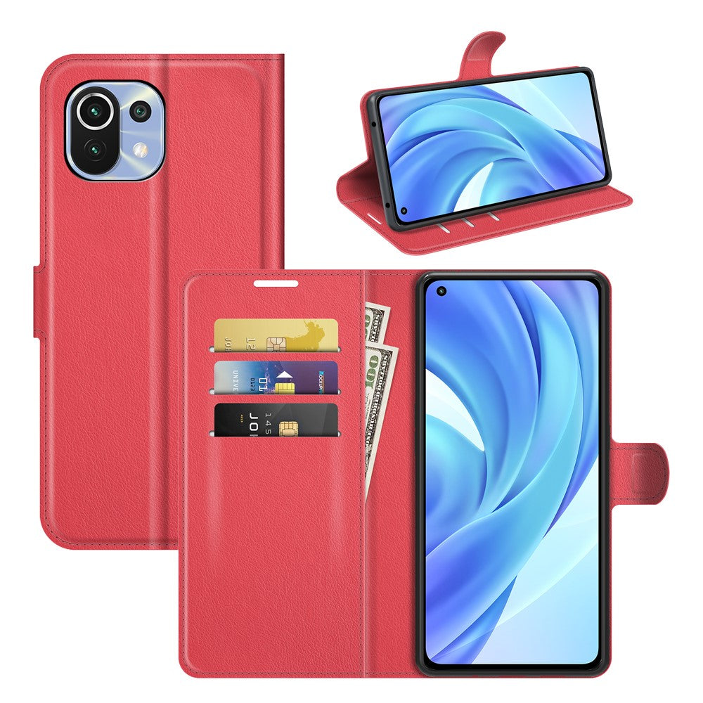 Xiaomi 11 Lite - Leder Etui Hülle
