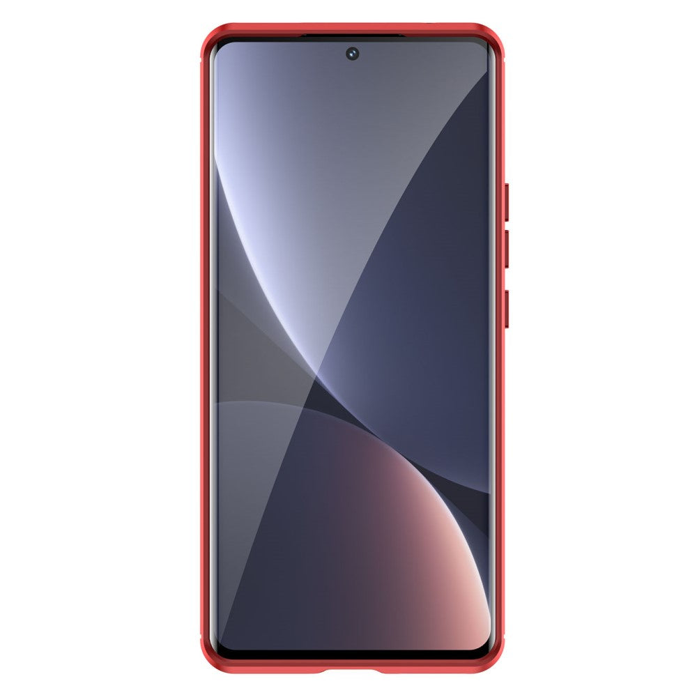 Xiaomi 12 Pro - Metal Carbon Look Case